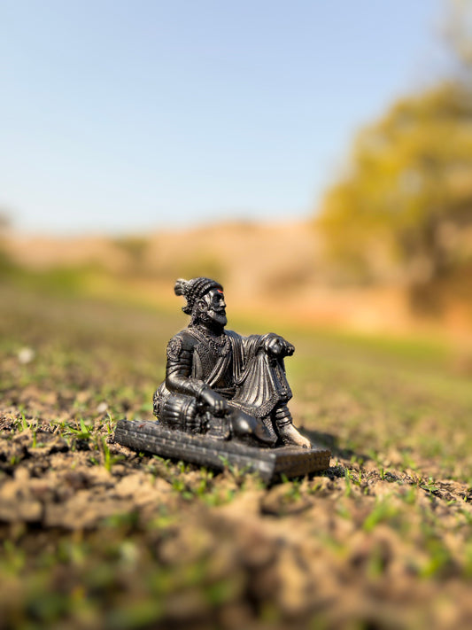 Chhatrapati Shivaji Maharaj Sitting Figurine